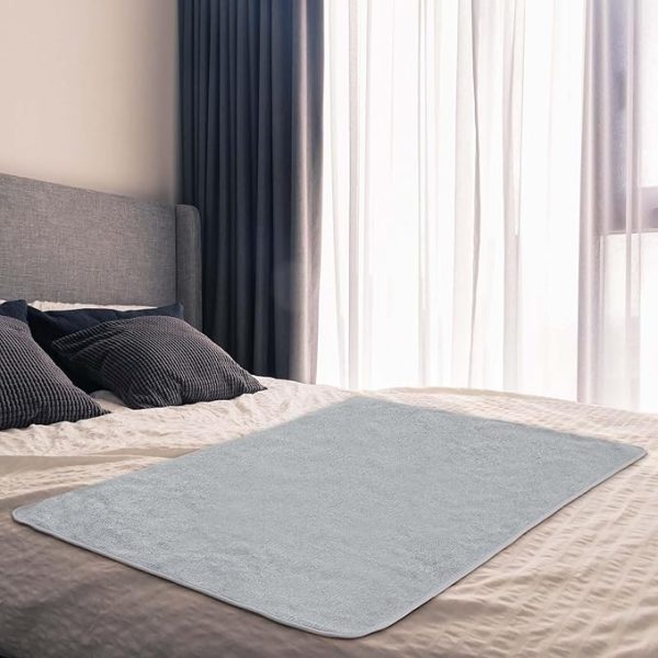 Protège-matelas imperméable, couleur foncée cachant les taches, matelas matelassé adapté à l'incontinence, convient aux adultes et aux enfants